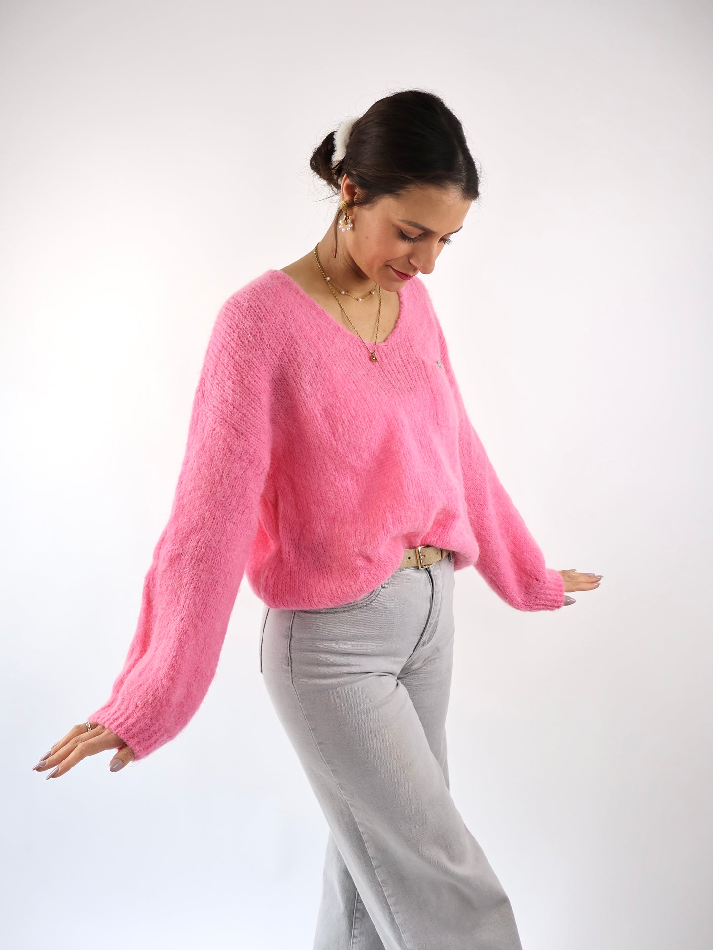 Premiun Alpaka Pullover Pink