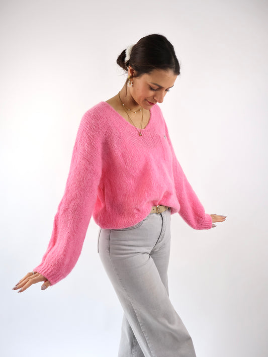 Premiun Alpaka Pullover Pink