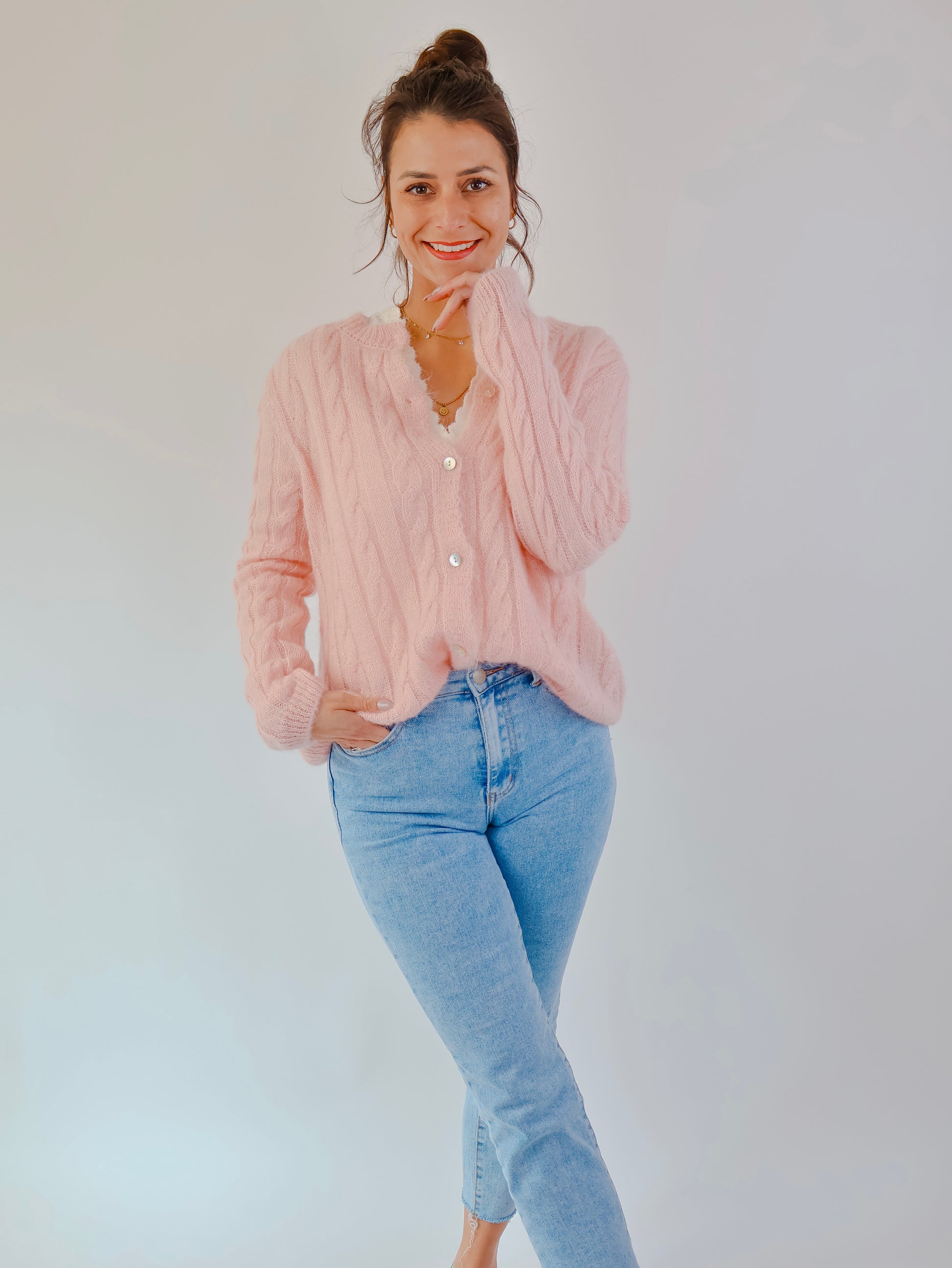 Antonella Strickjacke Blush