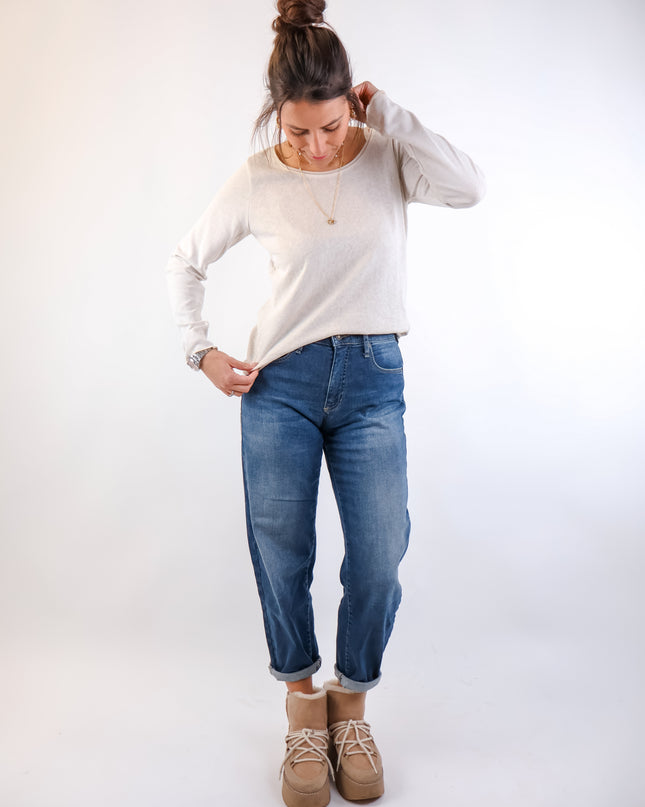 Smith & Soul Basic Knit - Langarmshirt Sand