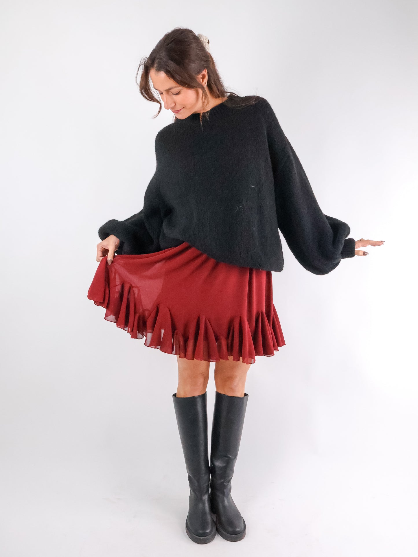 Nora Satinrock Bordeaux