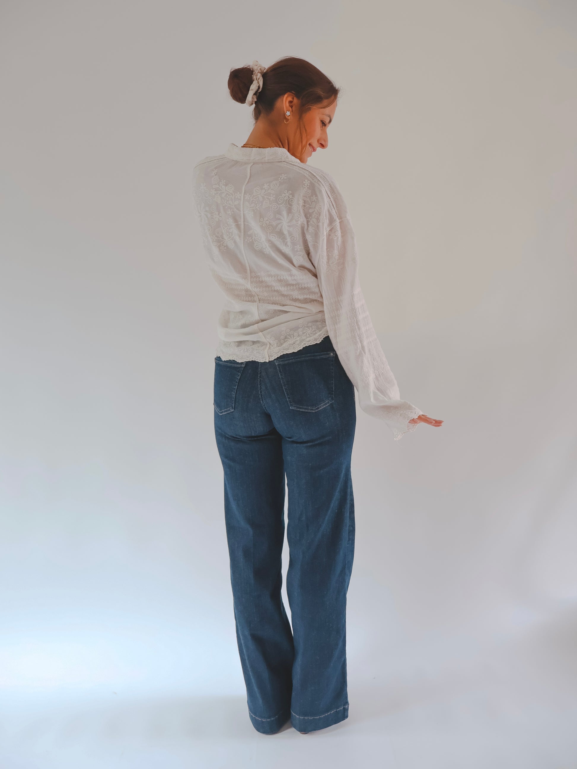 Mac Wide Leg Dream Hose authentisch