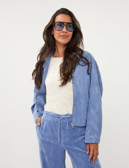 Esqualo Cord Bomberjacke Sky Blue