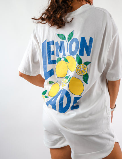 Lemon T-Shirt Weiß