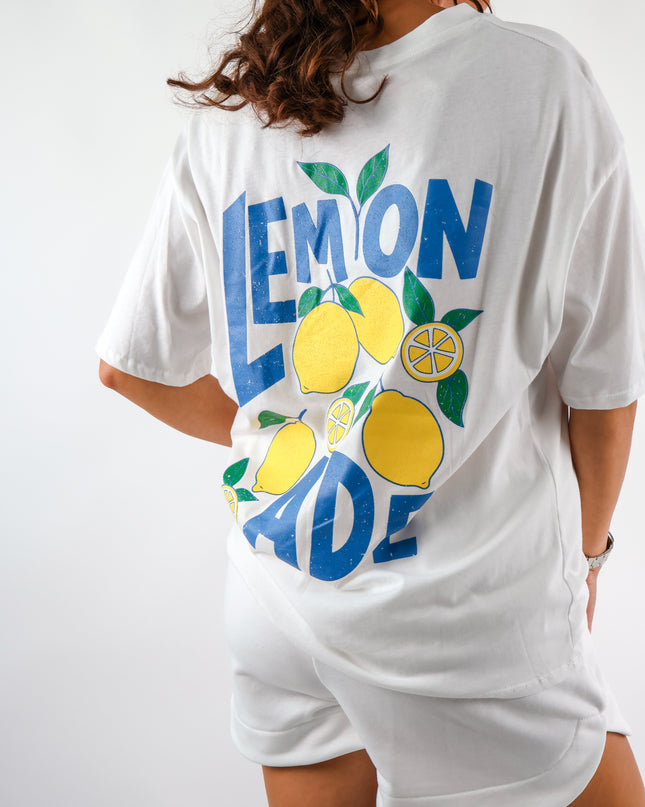 Lemon T-Shirt Weiß