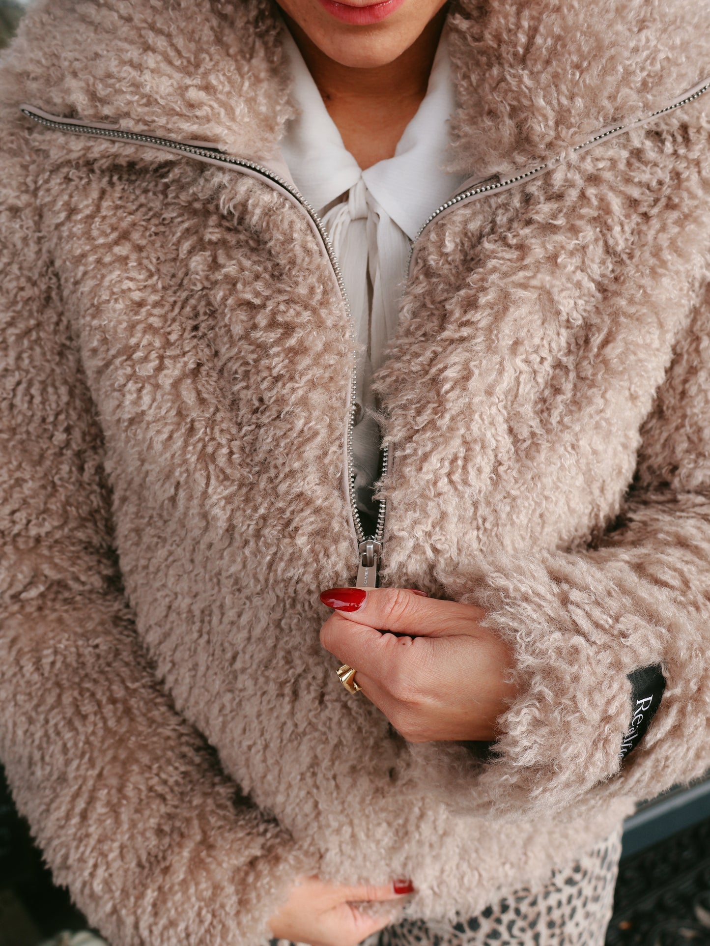 Rino & Pelle Sallie Jacke Taupe