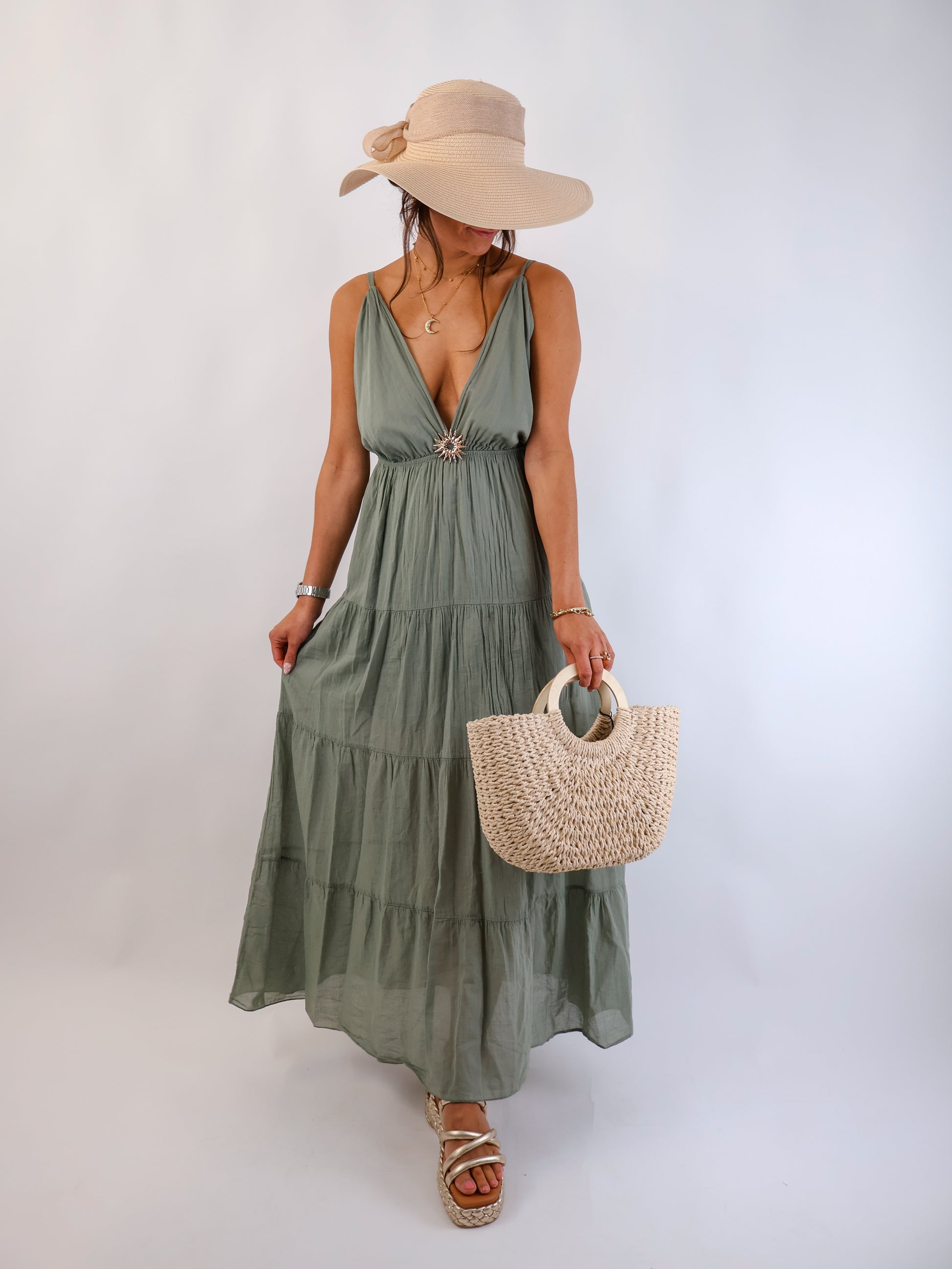 Solé Kleid Olive