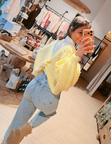 Strickponcho Citrus