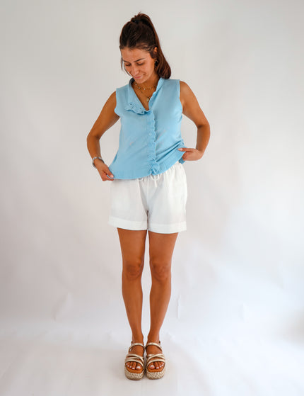 Elise Strickweste Hellblau