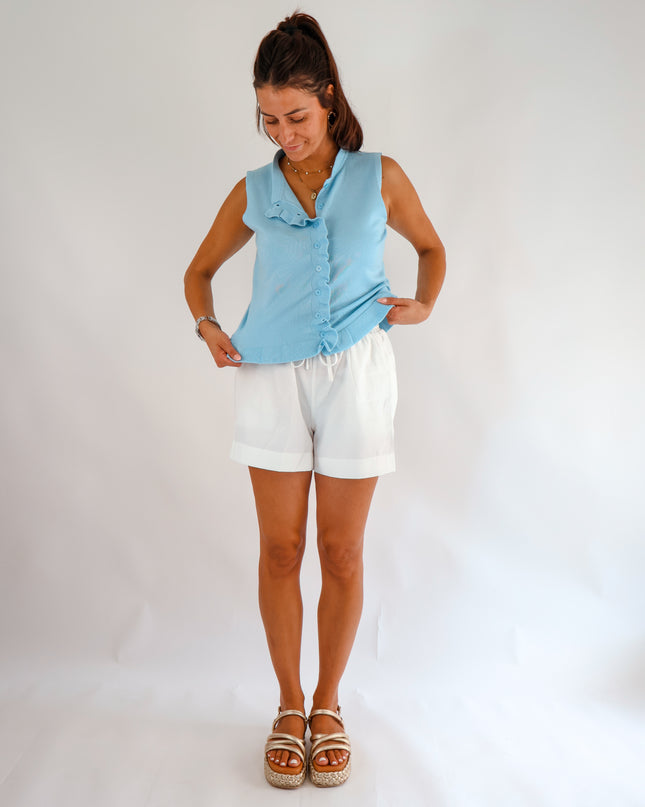 Elise Strickweste Hellblau