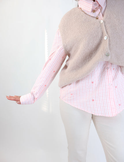Alpaka Pullunder Beige 