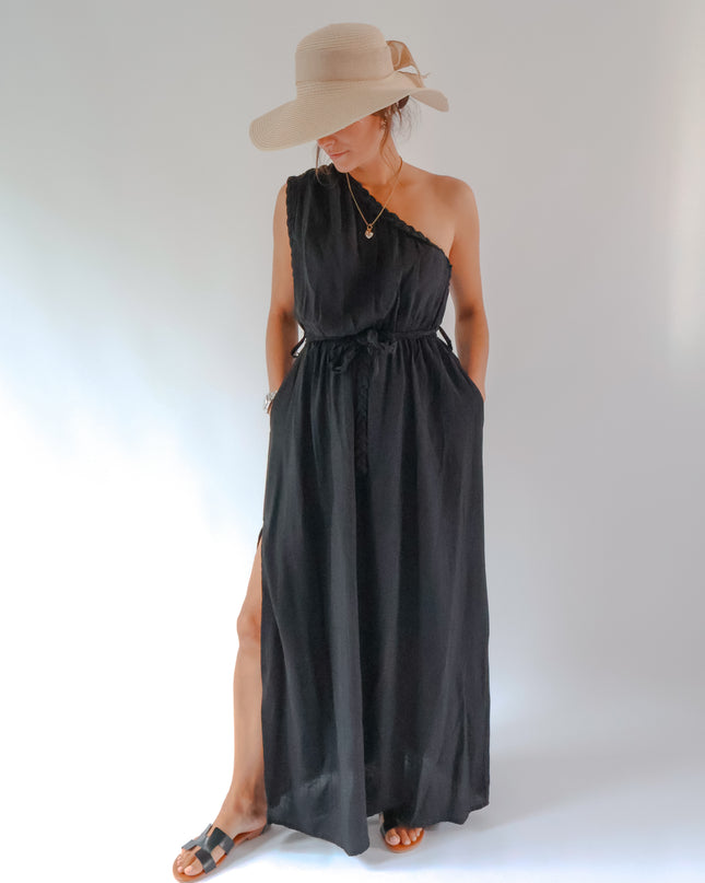 Romina Oneshoulder Schwarz