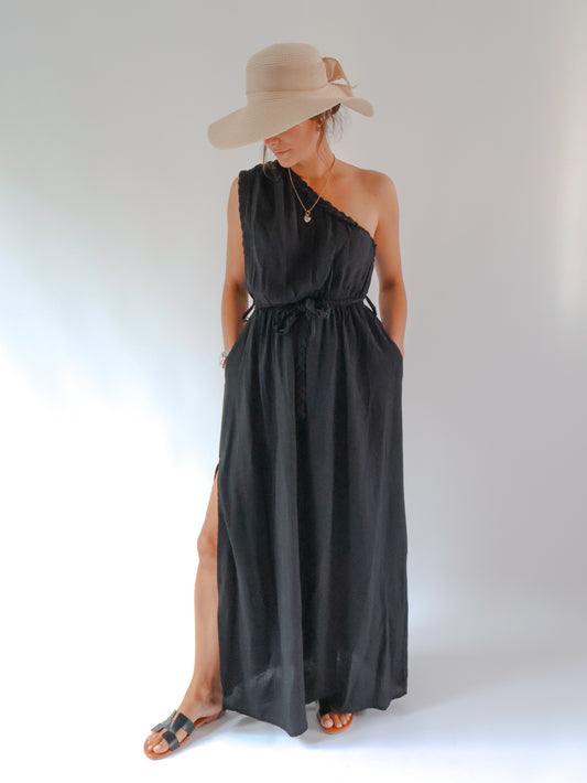 Romina Oneshoulder Schwarz