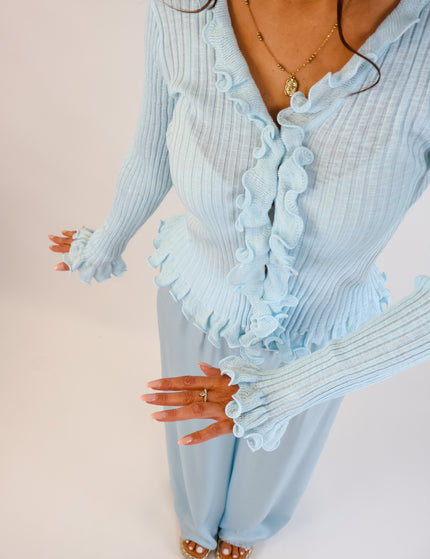 Charlot Strickjacke Hellblau