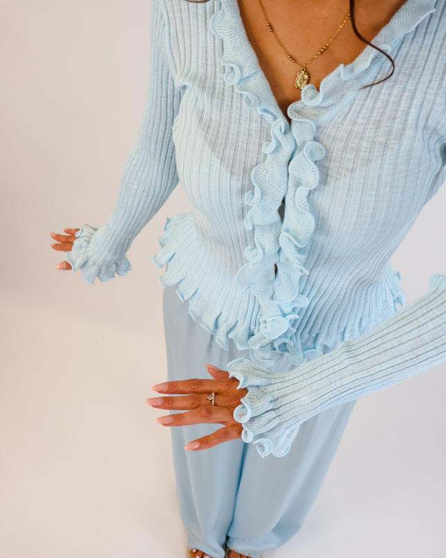 Charlot Strickjacke Hellblau
