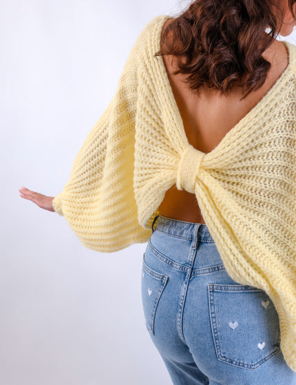 Strickponcho Citrus