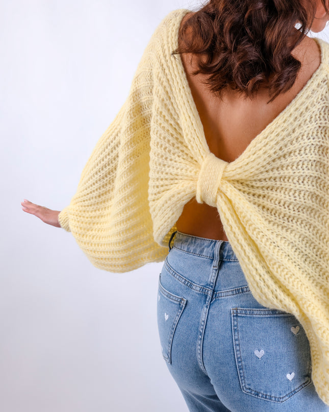Strickponcho Citrus
