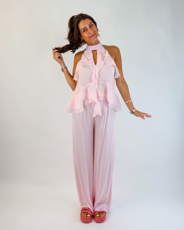 Seidenhose rosa