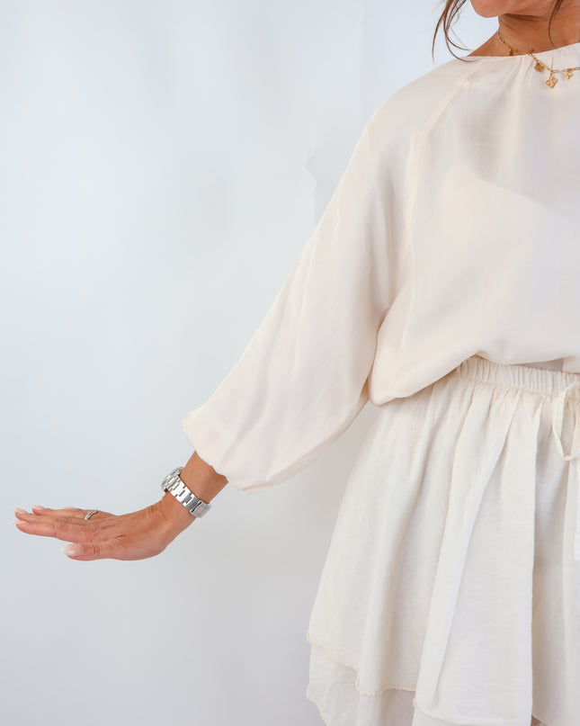 Smith&Soul Lyocell Bluse Beige