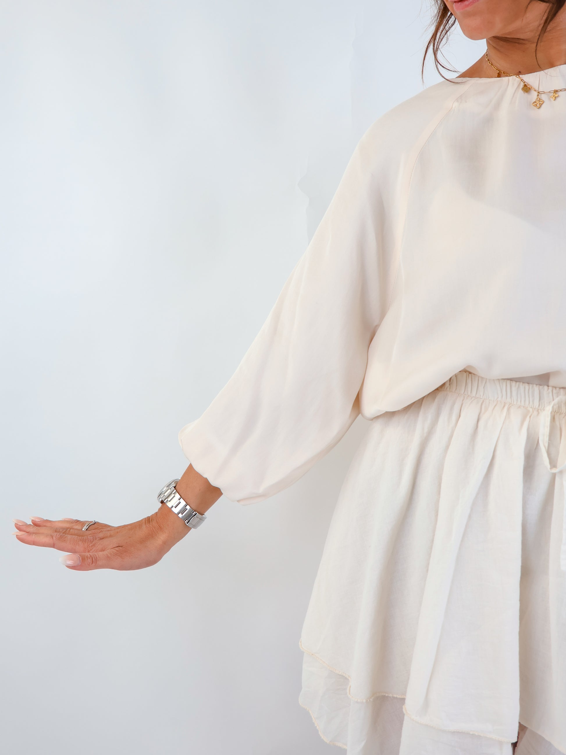 Smith&Soul Lyocell Bluse Beige
