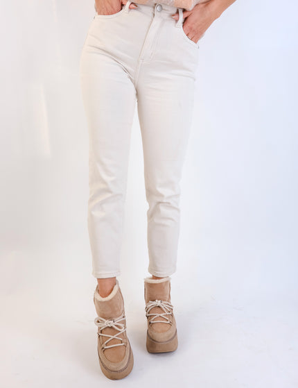 Mom Jeans Creme
