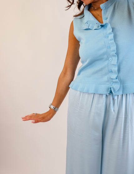 Elise Strickweste Hellblau