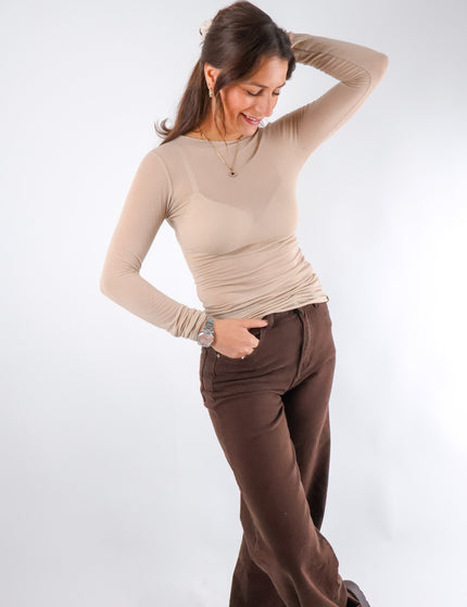 Cashmere Longsleeve Beige