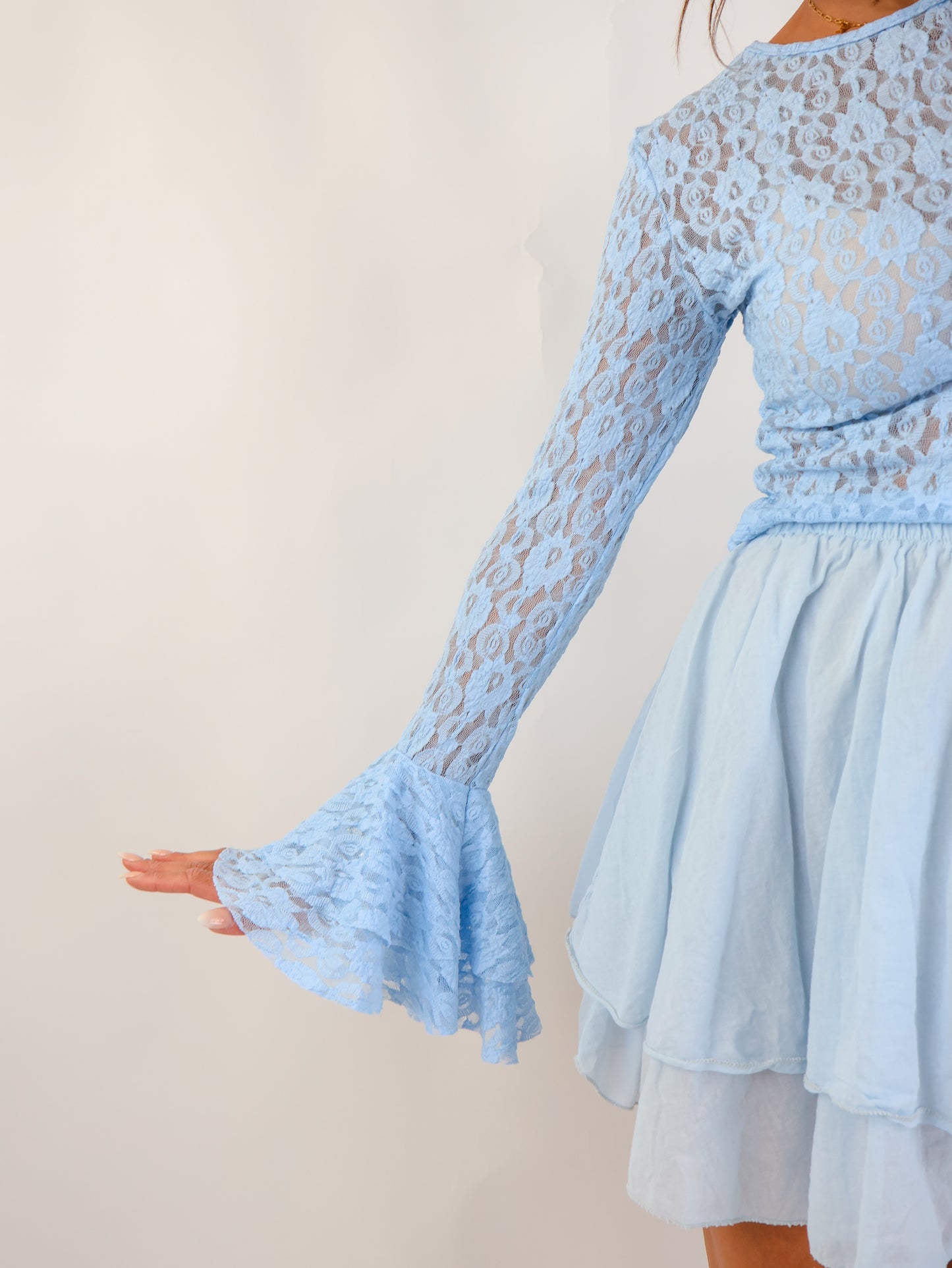 Lolita Spitzenoberteil Sky