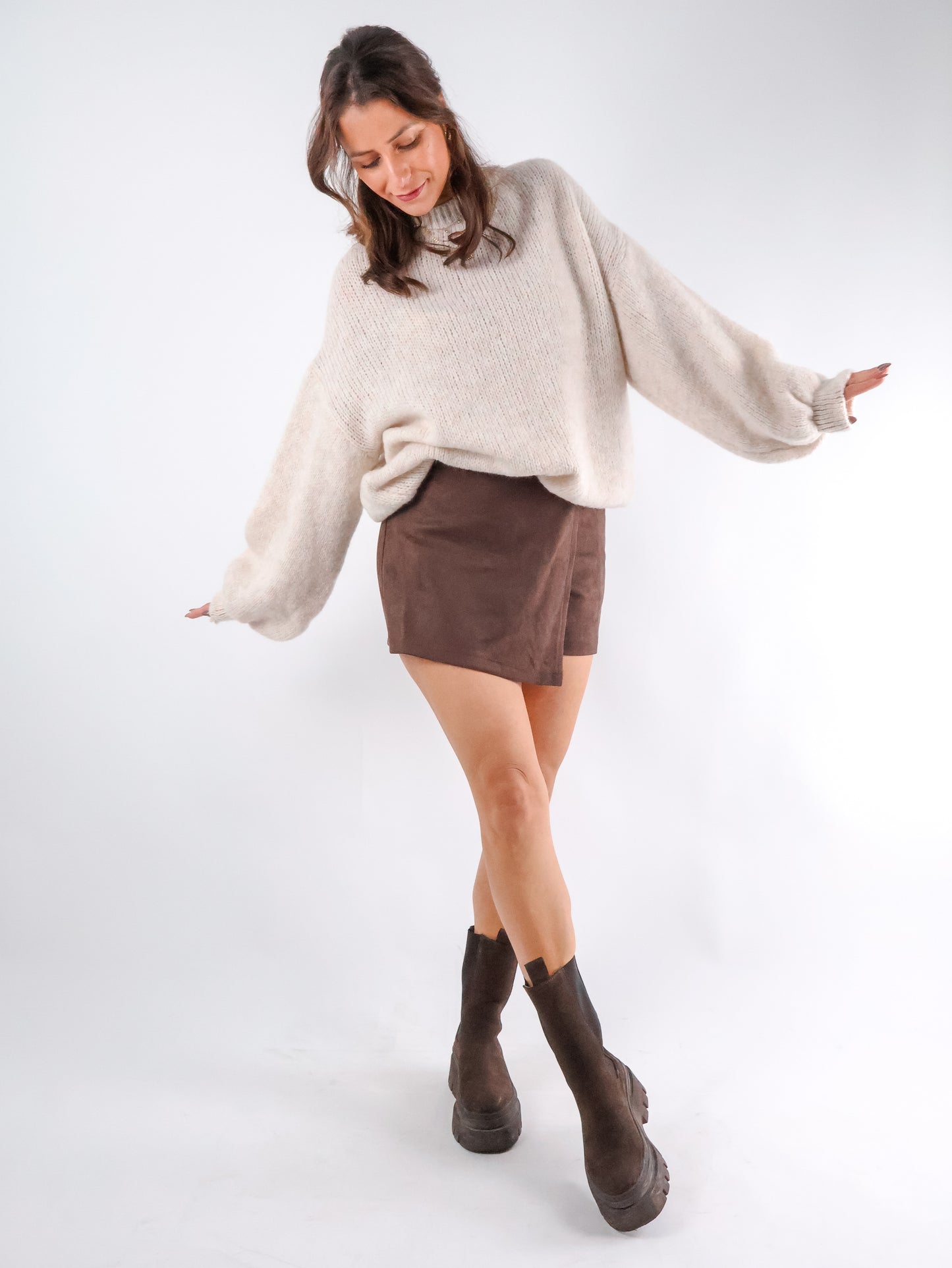 Strickpullover Creme