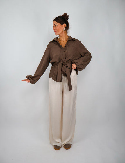 Mokka Bluse