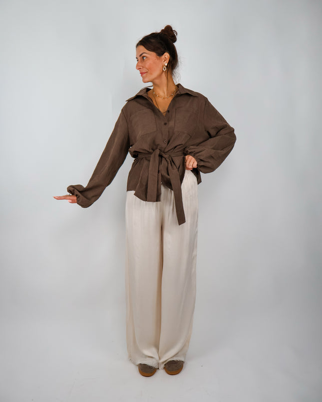 Mokka Bluse
