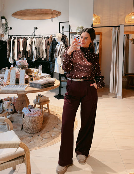 Studio Amaya Jackie Pants Bordeaux
