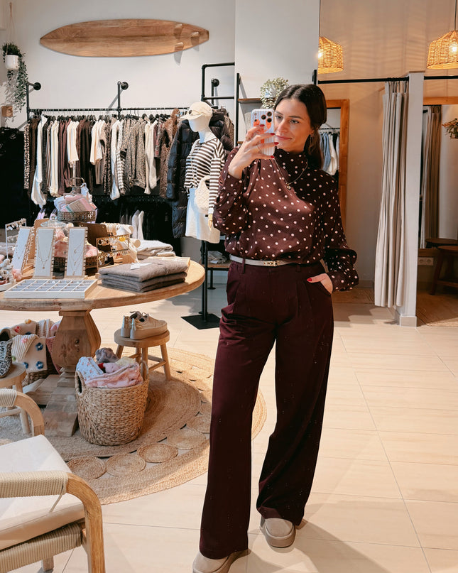 Studio Amaya Jackie Pants Bordeaux