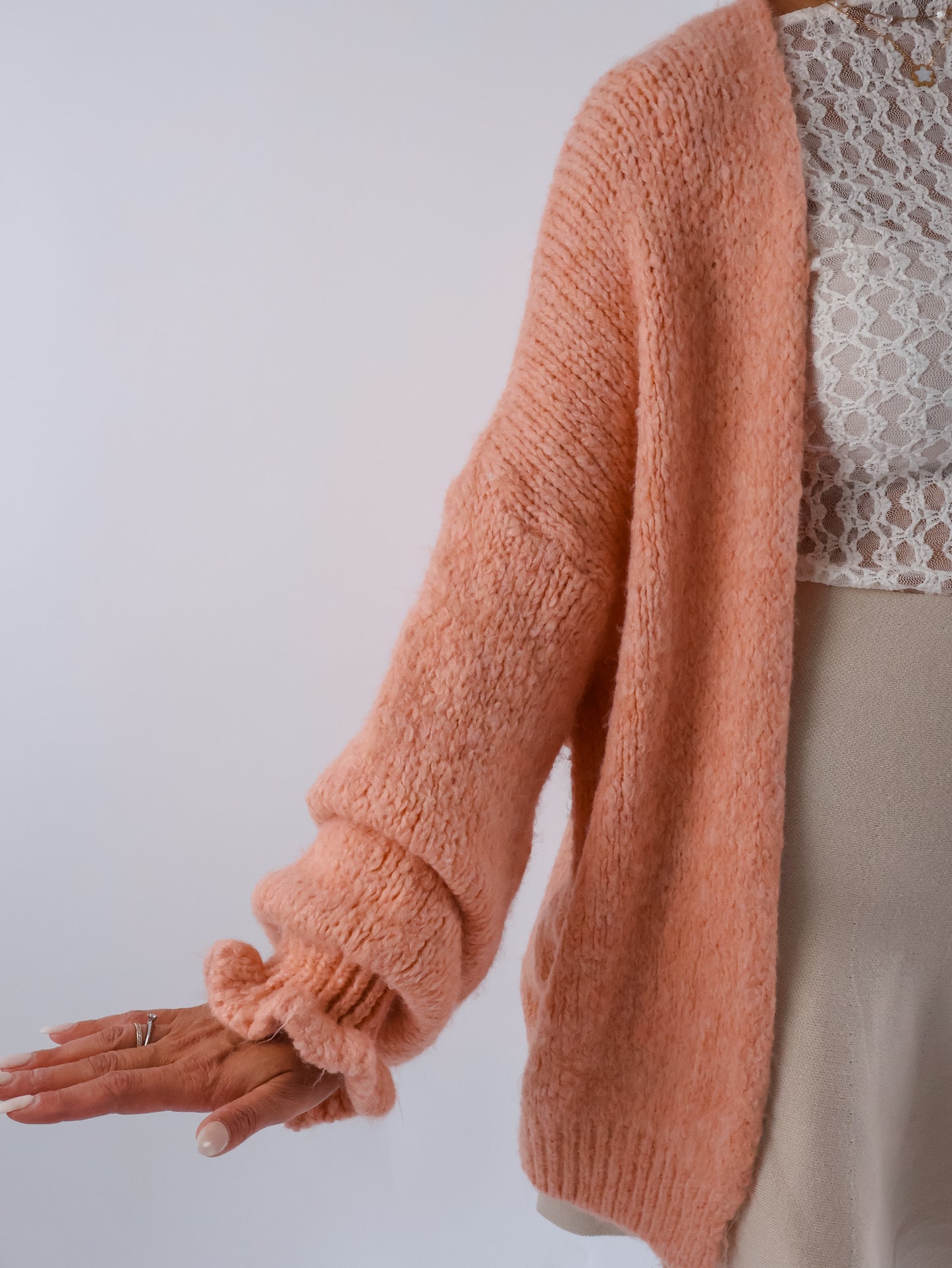 Leonora Cardigan Apricot