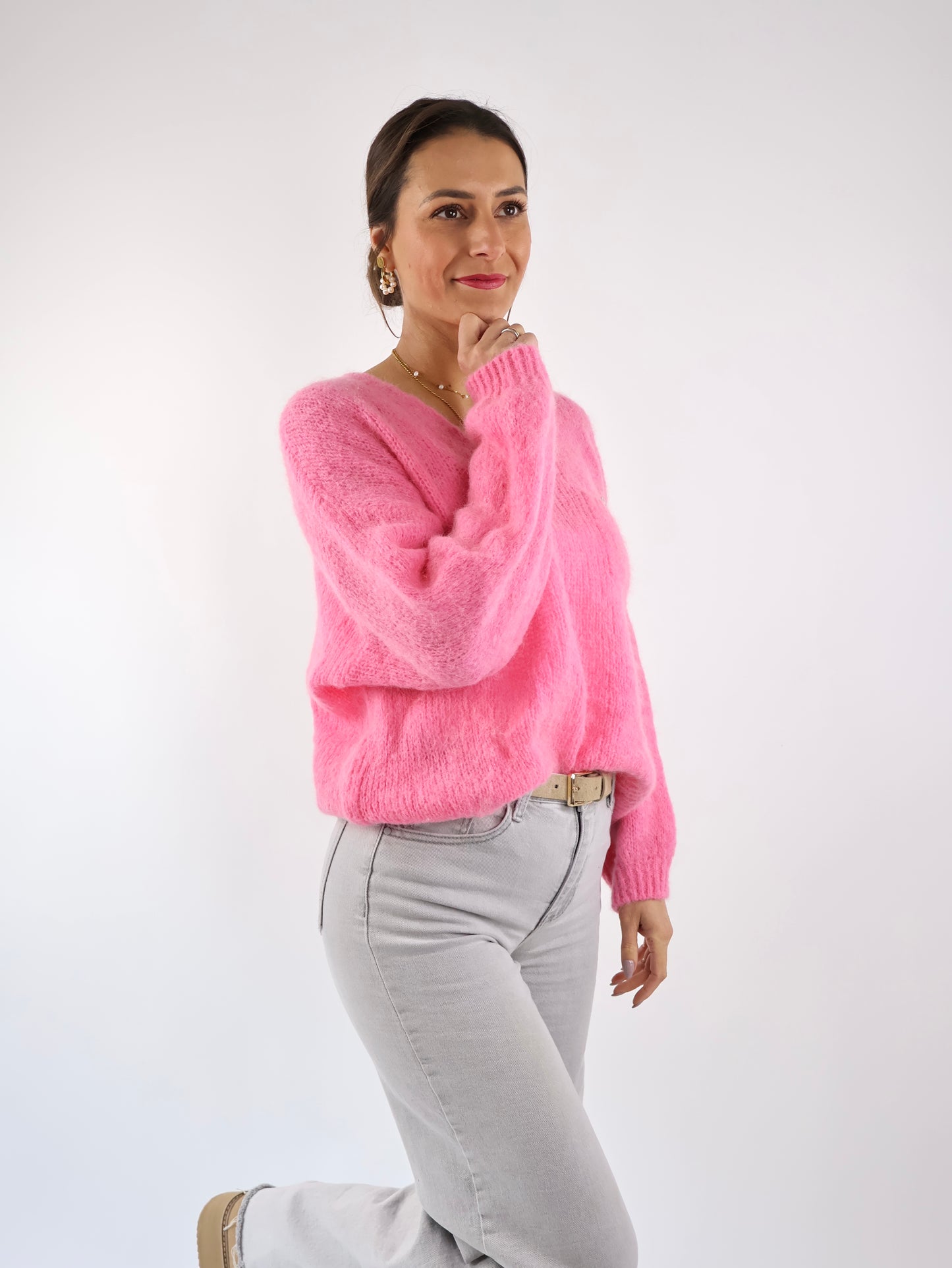 Premiun Alpaka Pullover Pink