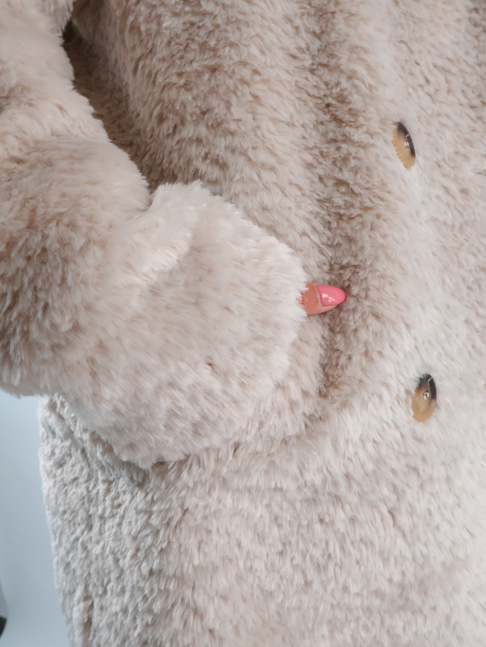 Rino & Pelle Teddy Coat Birch