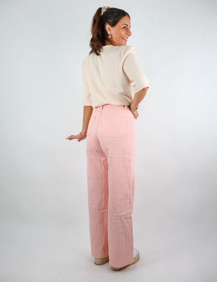 Melodie Streifenhose Blush