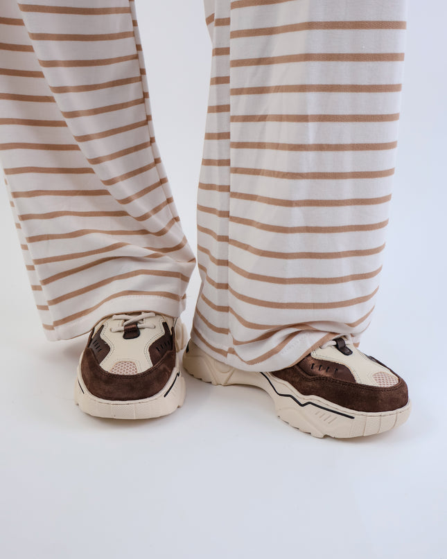 Caro Stoffhose Creme