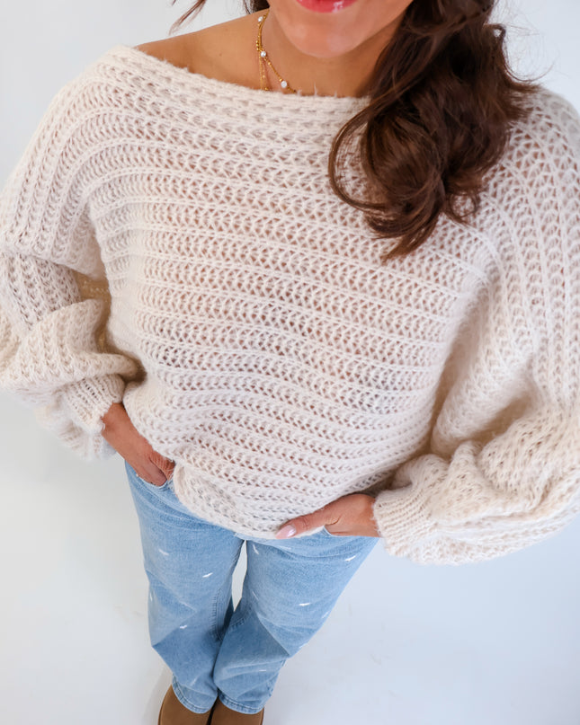 Strickponcho Citrus