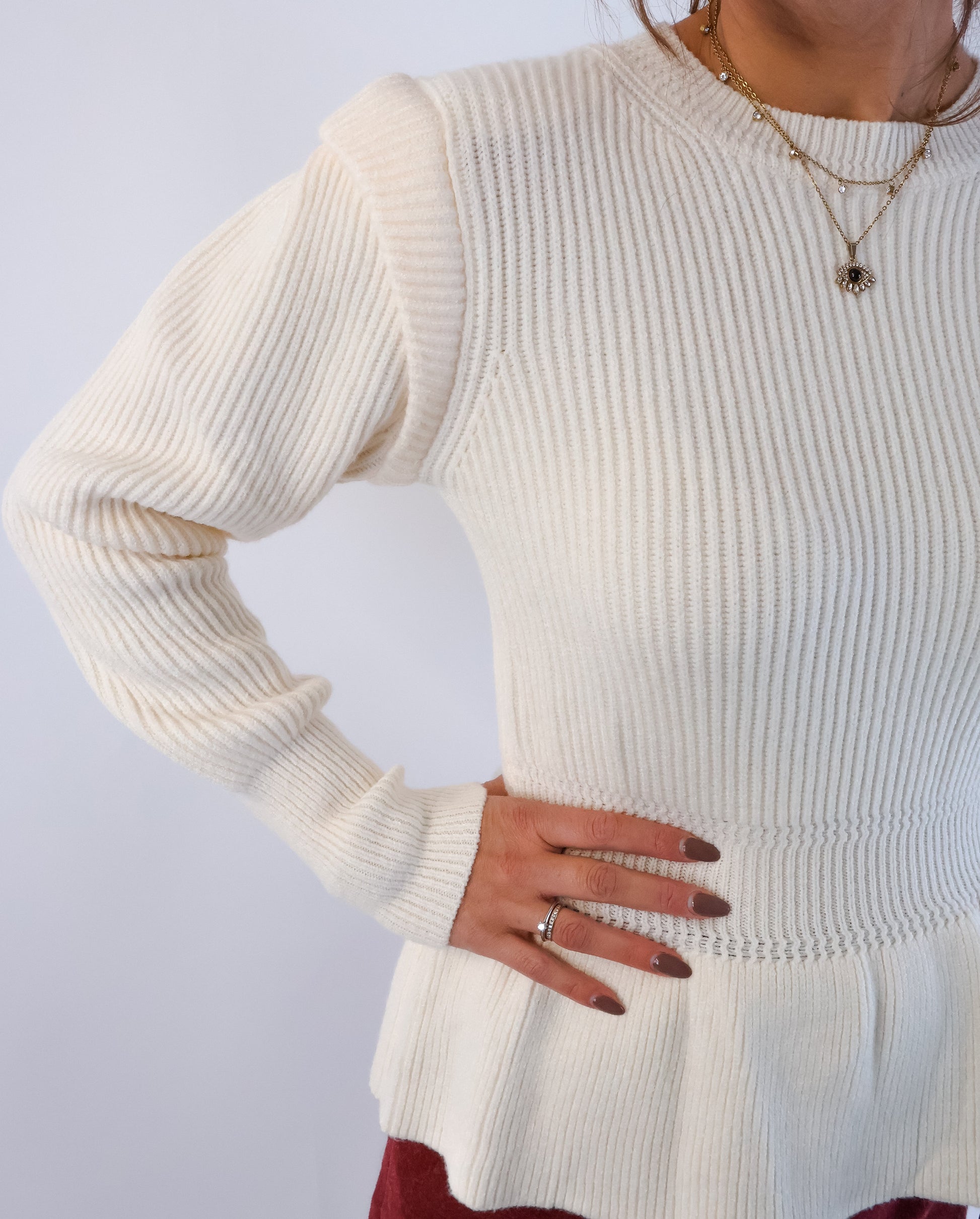 Mariela Pullover Creme