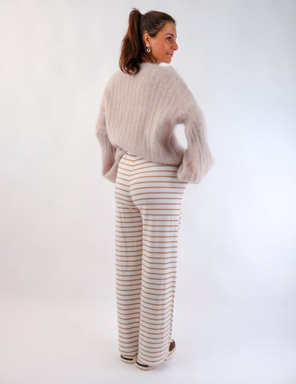 Caro Stoffhose Creme