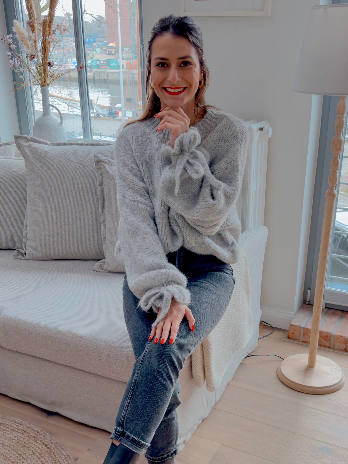 Marlene Pullover Hellgrau