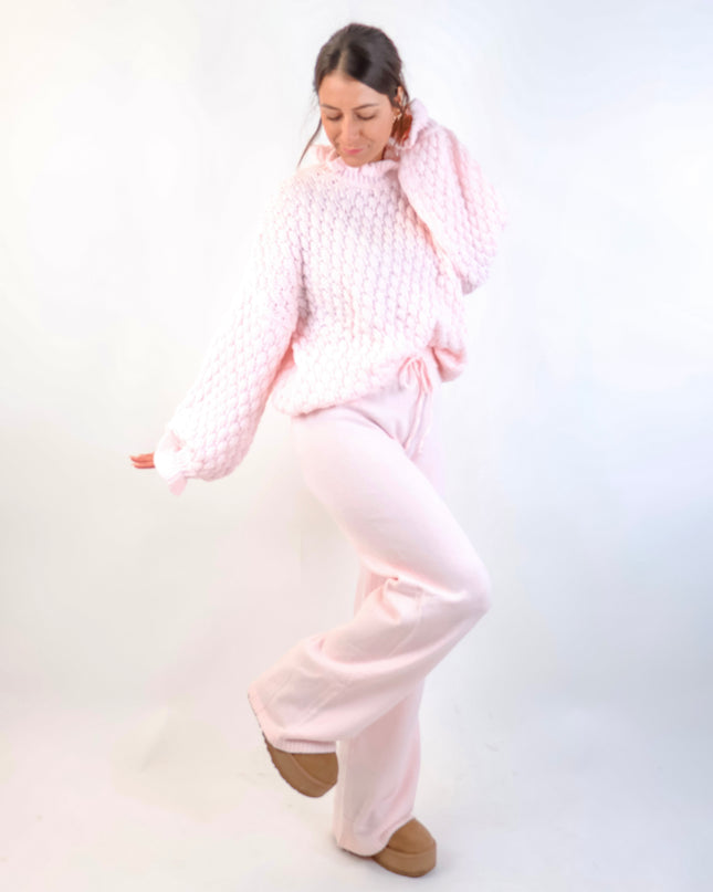 Soft Strickhose Creme