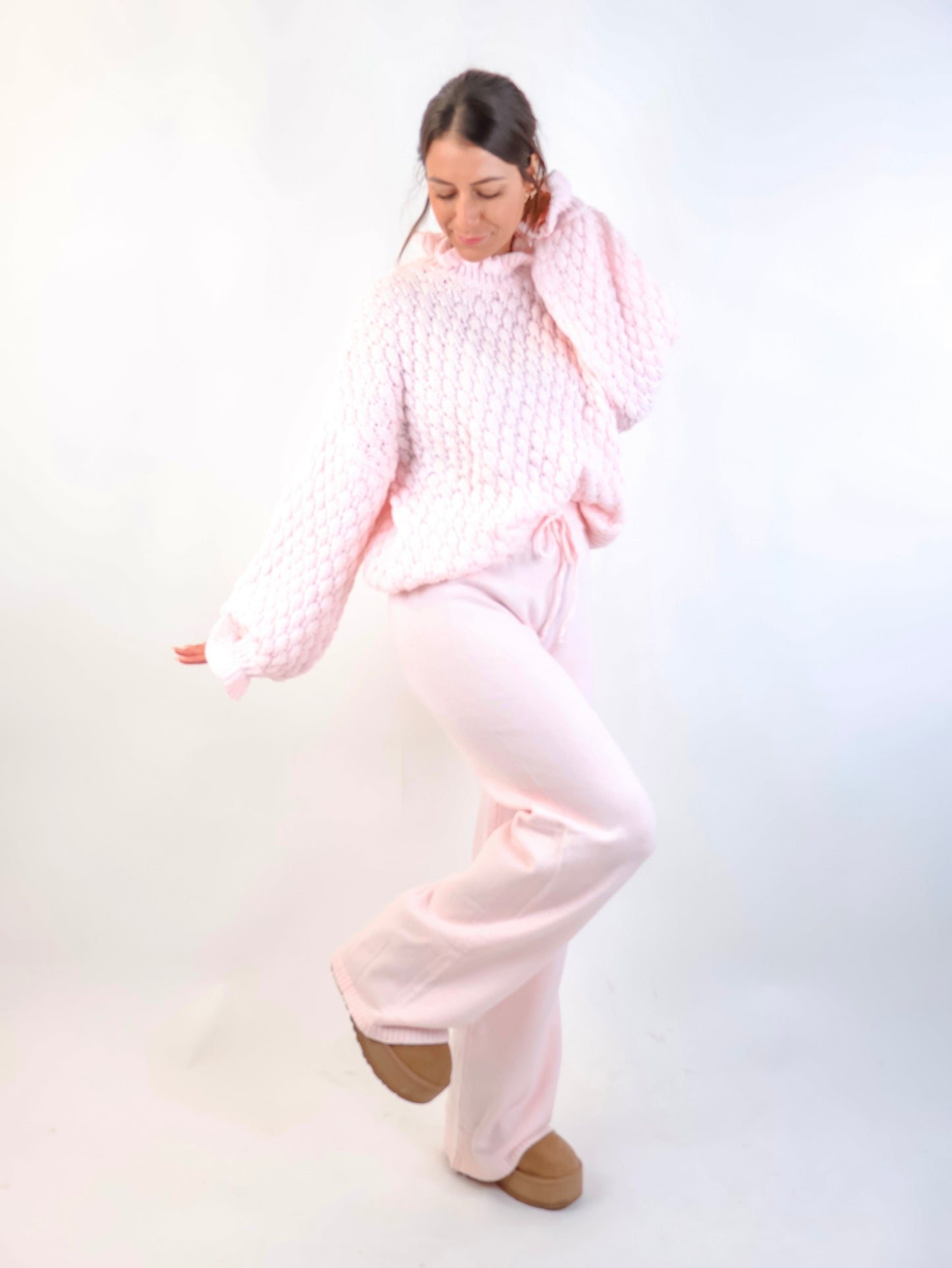 Soft Strickhose Creme