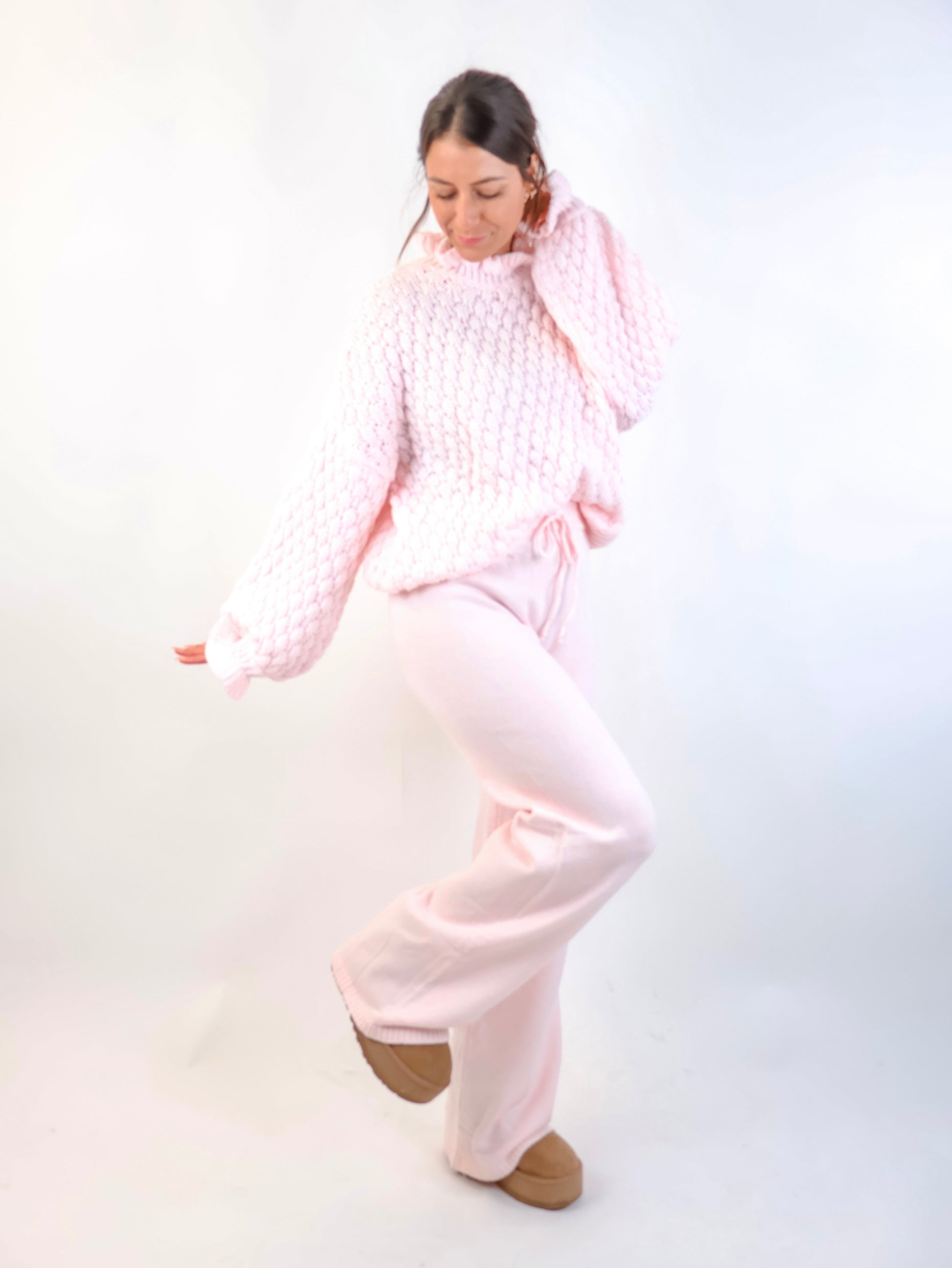 Soft Strickhose Creme