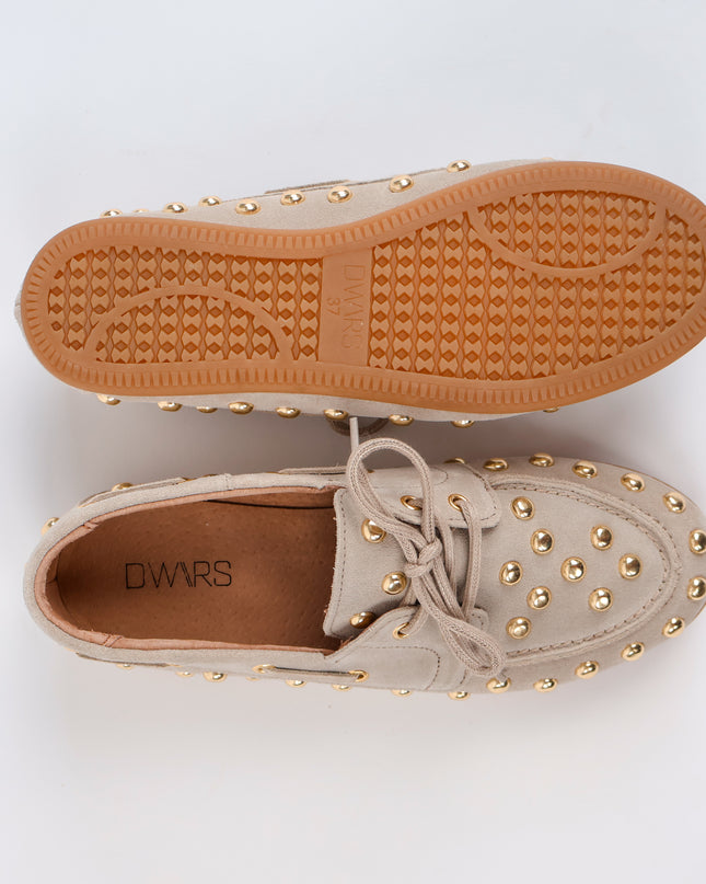 DWRS Latty Big Studs Loafer Sand