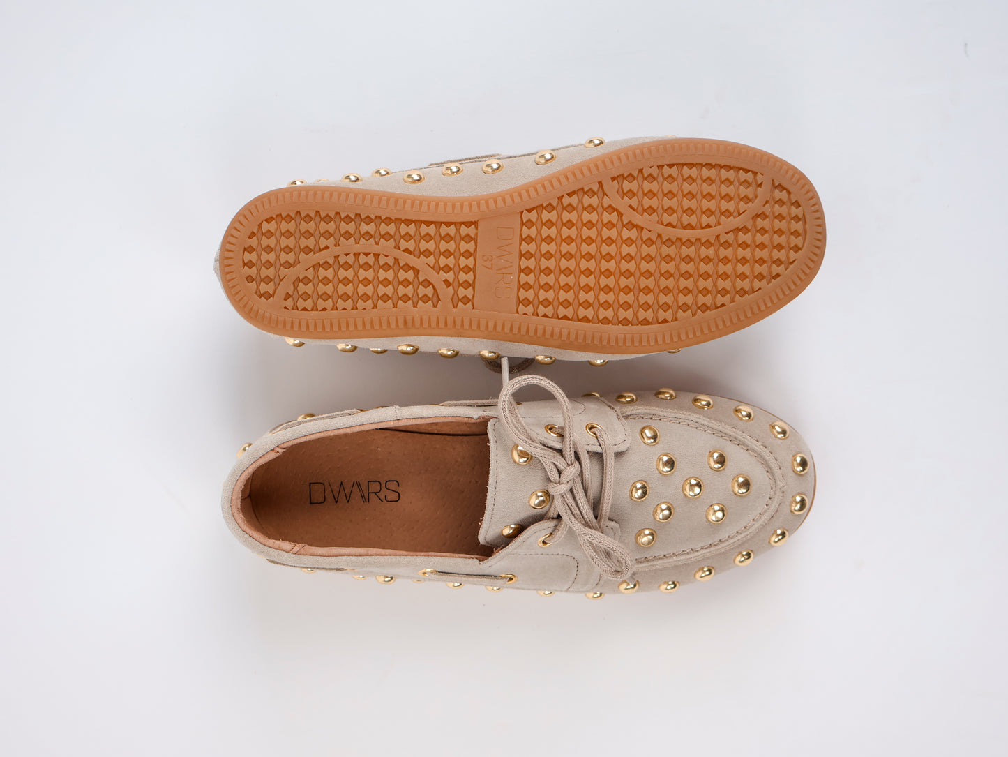 DWRS Latty Big Studs Loafer Sand