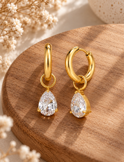 Crystal Drop Ohrringe