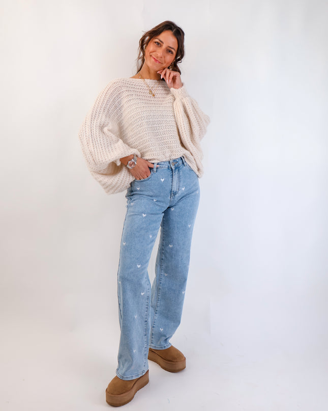 Strickponcho Citrus