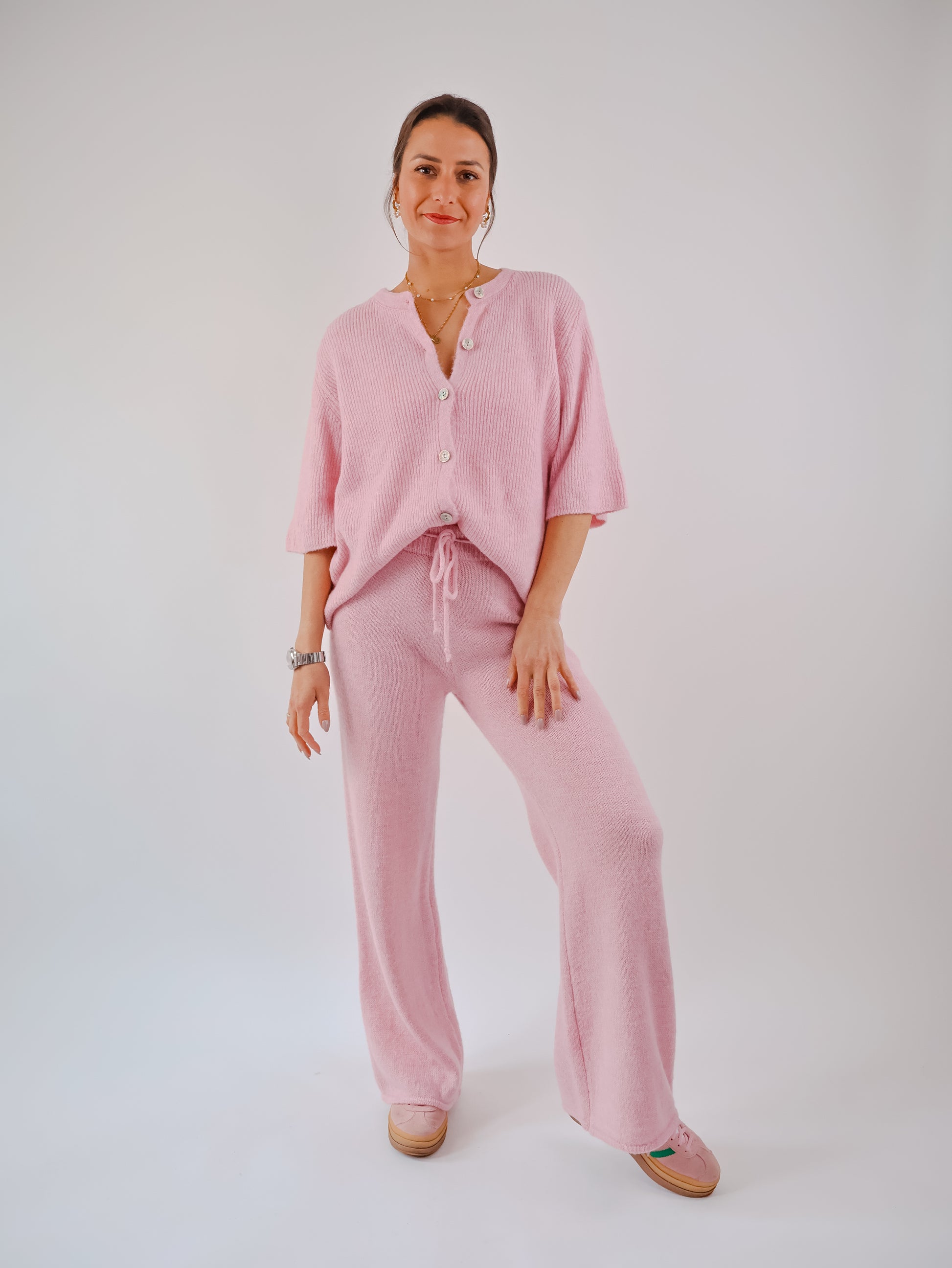 Juli Strickjäckchen Rosa